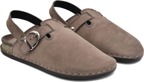 Mzora Collection Men Flats Sandal (Grey, 6) - Image 7