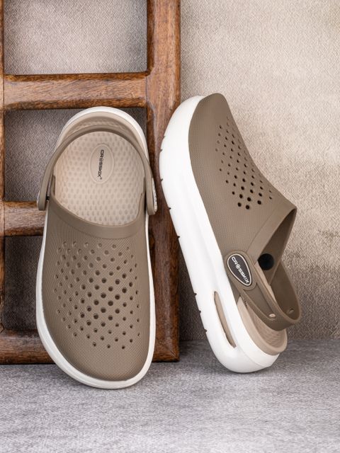 Crosskix Men AeroComfort 2.0 Sport Clogs, Brown/Beige, Size 8 - Image 6