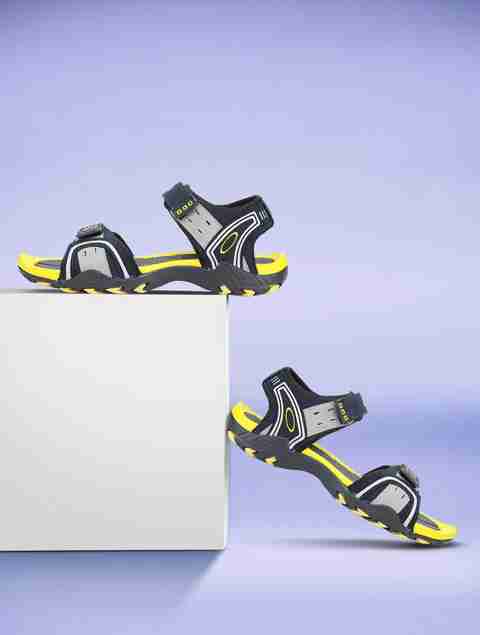 density Men Sandal (Yellow, Black, Grey, 9 UK) - Image 5