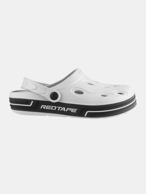 RED TAPE Men Clogs Sandal (White, 7) - Image 7
