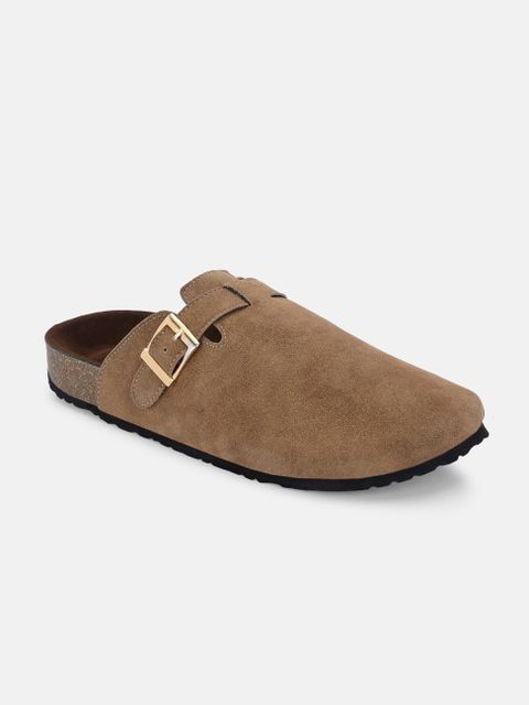 BIG FOX Men PU Cork Lightweight Sandal (Tan , 6) - Image 7