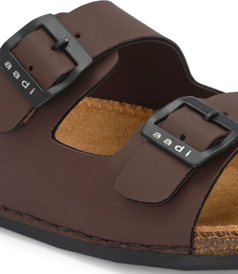 aadi Men Casual Sandal Brown Size 8 - Image 6