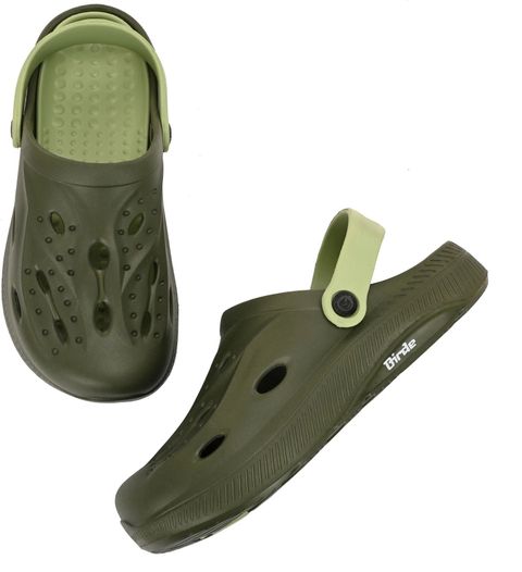Birde Men's Lightweight Comfort Clogs Sandal (Olive, UK 9) - Image 5