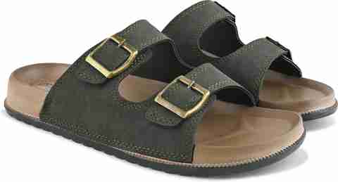 Luo Foam Men Casual Sandal Green Tan Size 9 - Image 5