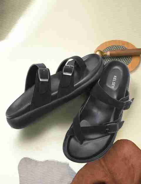 Kelsey Men Slippers Black Size 11 - Image 5