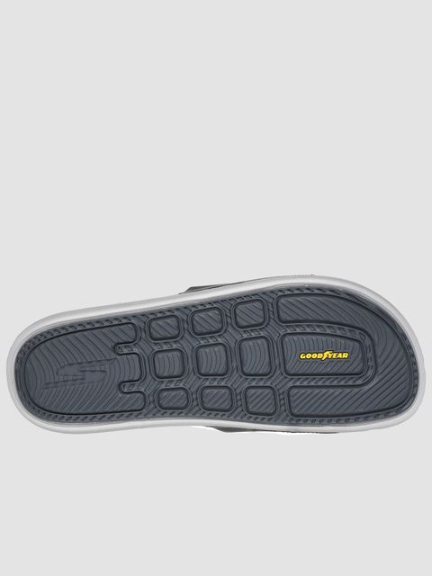 Skechers Men HYPER SLIDE - HYPER COMFORT Casual Sandal (Grey , 9) - Image 7