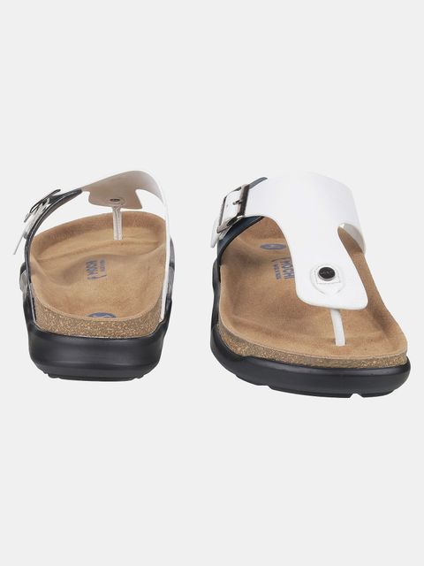 MOCHI Men Sandal (Brown, White , 9) - Image 7