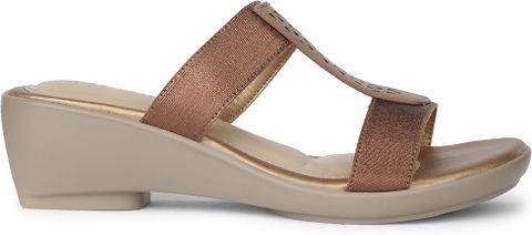 Bata Women Heels Sandal Copper Size 7 - Image 7