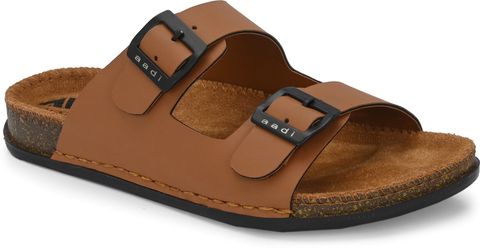 aadi Men Casual Sandal (Tan , 9) - Image 6