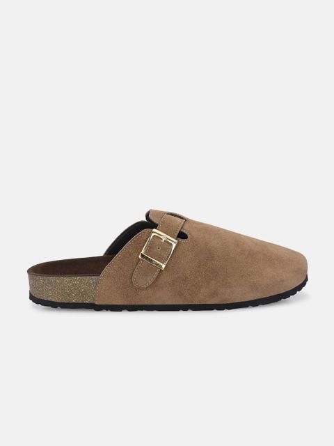 BIG FOX Men PU Cork Lightweight Sandal (Tan , 6) - Image 8