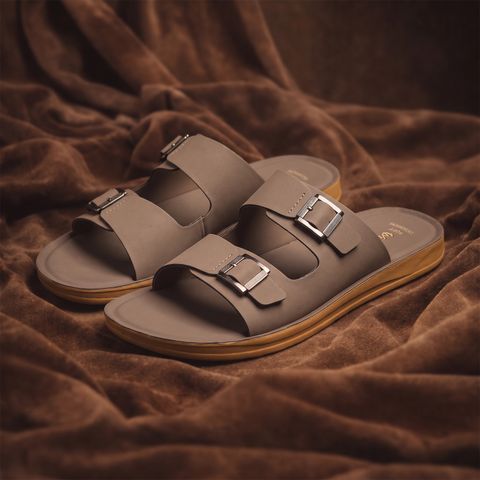 WALKAROO Men Casual Sandal (Brown , 8) - Image 6