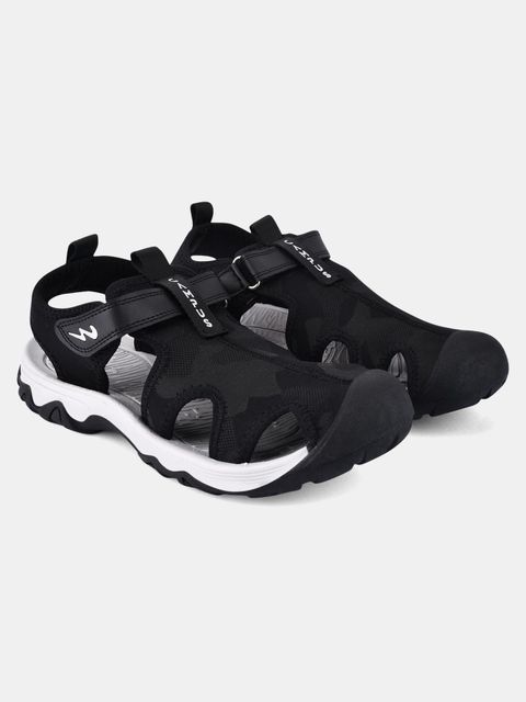 CAMPUS Men Sports Sandal (Black , 6) - Image 6