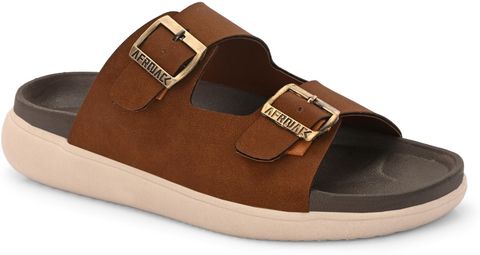 Afrojack Men Sandal (Tan , 10) - Image 8