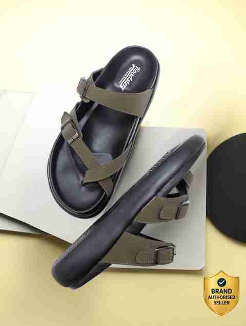 Roadster Men Sandal (Olive , 9) - Image 5