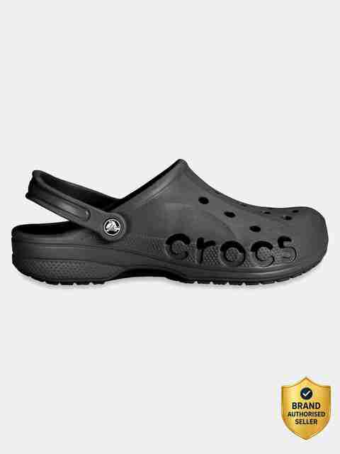 CROCS Unisex Baya Clogs Sandal (Black , 12 UK/India) - Image 5