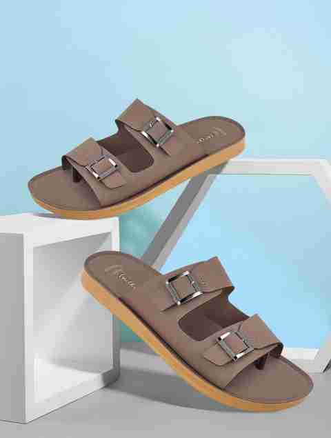 WALKAROO Men Casual Sandal (Brown , 8) - Image 5