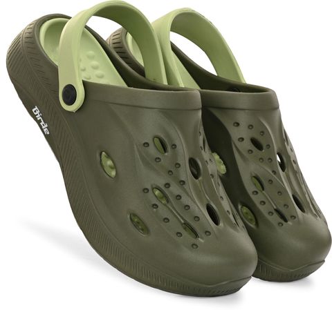 Birde Men's Lightweight Comfort Clogs Sandal (Olive, UK 9) - Image 4