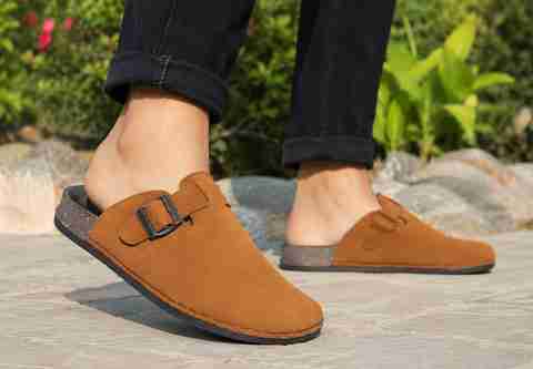 FRONTASTIC Men Casual Sandal Brown Size 10 - Image 3