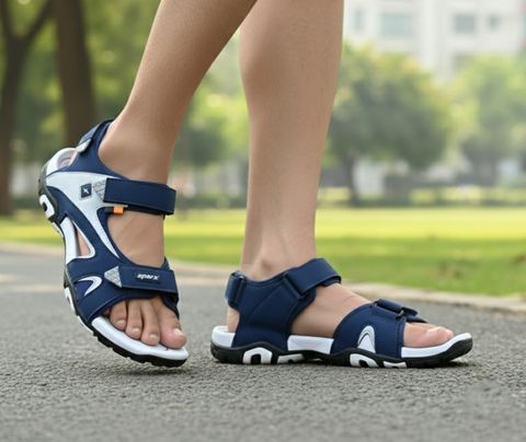 Sparx Men SS 453 Sandal (Blue, Grey , 7 UK/India) - Image 4