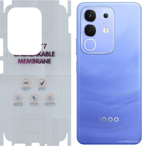 YMC77 Back Screen Guard for IQOO Z10X 5G, Membrane with 360