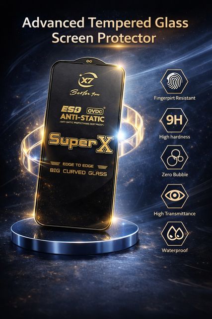 SuperX Edge To Edge Tempered Glass for VIVO X300 Pro (Pack of 5) - Image 6