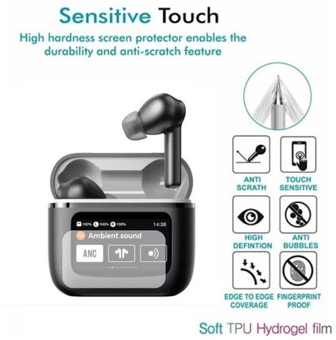Earbuds VD Nano Glass for Apple is testing a wild AirPods case with touch controls and squeeze gestures - Copy (5) (Pack of 2) - Image 4