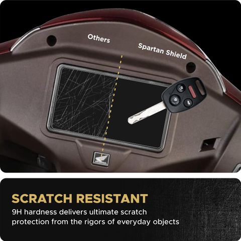 spartan shield Screen Guard for NEW 2025 HONDA ACTIVA 125 Bike, 9H TFT Instrument Cluster Protector, Anti Scratch, HD Clarity, Activa125 Display Speedometer Console Accessory [Not Tempered Glass] (Pack of 1) - Image 6