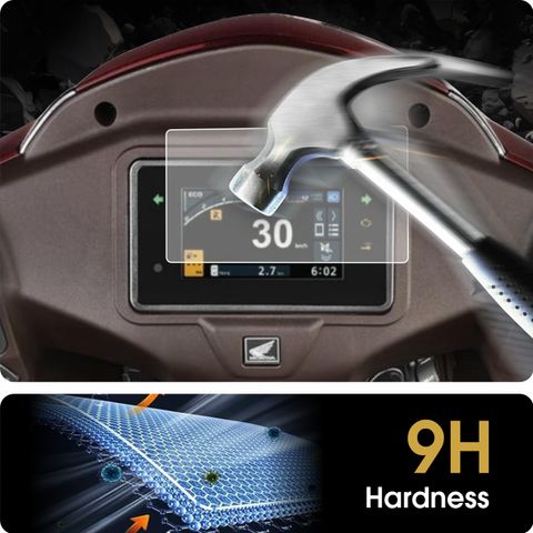 spartan shield Screen Guard for NEW 2025 HONDA ACTIVA 125 Bike, 9H TFT Instrument Cluster Protector, Anti Scratch, HD Clarity, Activa125 Display Speedometer Console Accessory [Not Tempered Glass] (Pack of 1) - Image 5