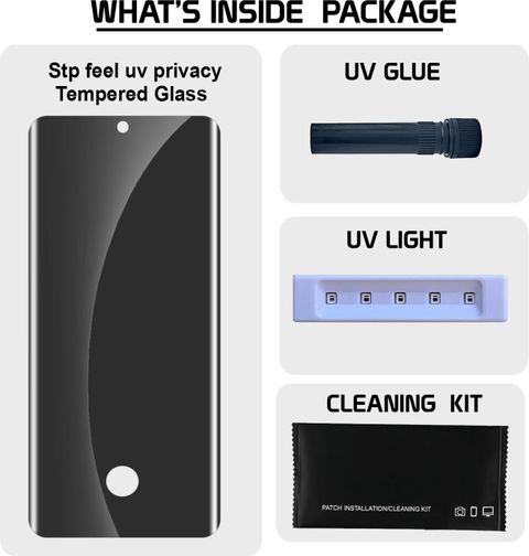 STP FEEL Tempered Glass Guard for Realme 14 Pro Plus 5G, Realme14ProPlus, Realme14ProPlus5G, UV Advanced Curved Privacy Screen Protector Guard with Easy Installation Kit (Pack of 1) - Image 7
