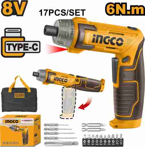 INGCO CSDLI0802 Standard Screwdriver Set - Image 4