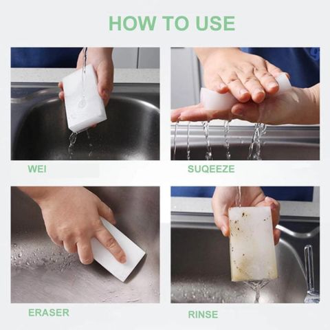 CartLog Happi Planet Magic Eraser Sponge (Pack of 4) - Image 4