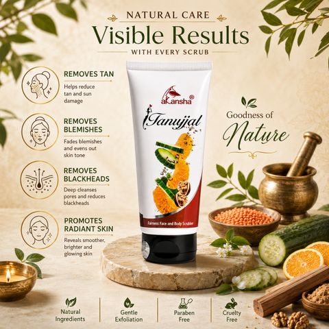 AKANSHA Tanujjal Scrub 200g - Image 7