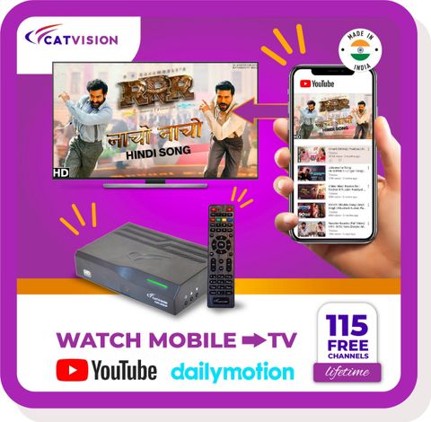 Catvision DD FreeDish HD Set Top Box with WiFi Streaming - Image 3