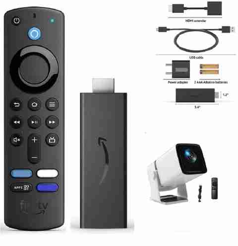 【2点セット】Ottocast、Fire TV Stick octanium Fire TV Stick HD, Alexa Voice Remote with TV power