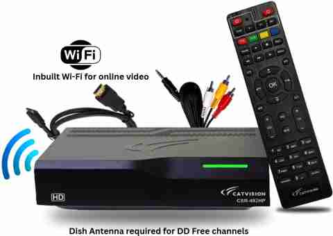 Catvision DD FreeDish HD Set Top Box with WiFi Streaming - Image 2