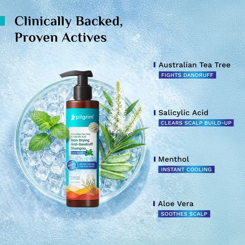 Pilgrim Australian Tea Tree Anti-Dandruff Shampoo 200ml - Image 5