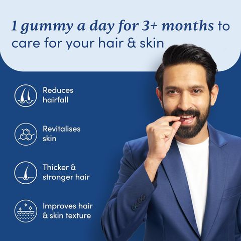 Man Matters Anti Hair Fall DHT Blocking Shampoo & Biotin Gummies - Image 4