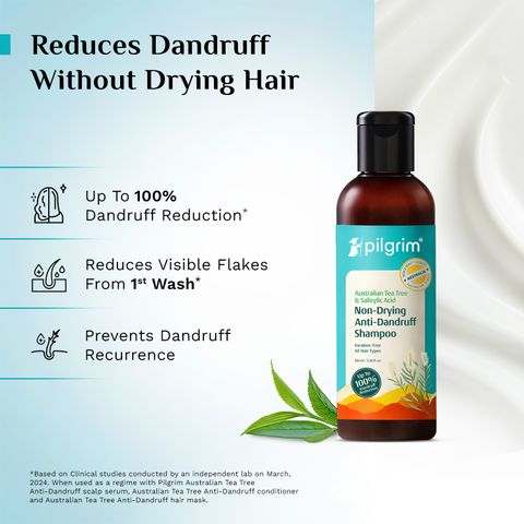 Pilgrim Australian Tea Tree Anti-Dandruff Shampoo, 100ml - Image 6