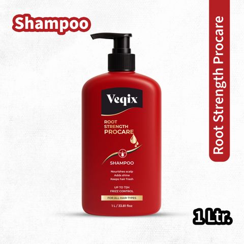 veqix Root Strength Procare Shampoo 1L - Image 4