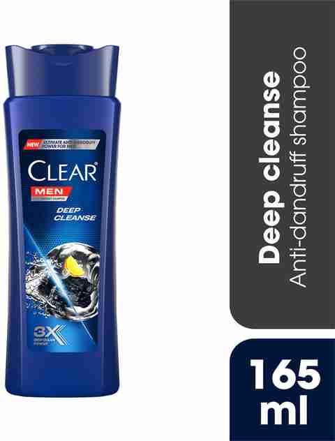Clear Men Anti-Dandruff Shampoo, Deep Cleanse, Vitamin B3, 165ml - Image 5