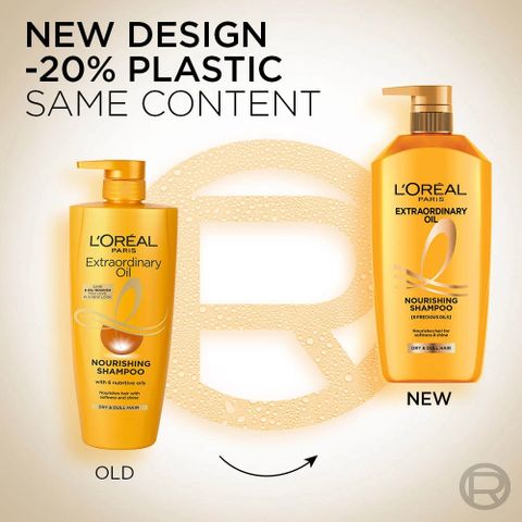 L'Oréal Paris Extraordinary Oil Nourishing Shampoo 1L - Image 5