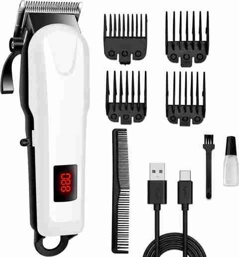 AVENUE Rechargeable Menâs Body Hair Removal Machine Grooming Kit Shaver For Men (SILVER,BLACK) - Image 2
