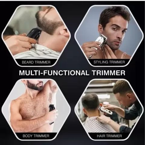 Zeno volt 809Max-Top Rechargeable Electric Hair Trimmer Cutting Machine Professional Beard Shaver For Men, Women (Multicolor) - Image 7