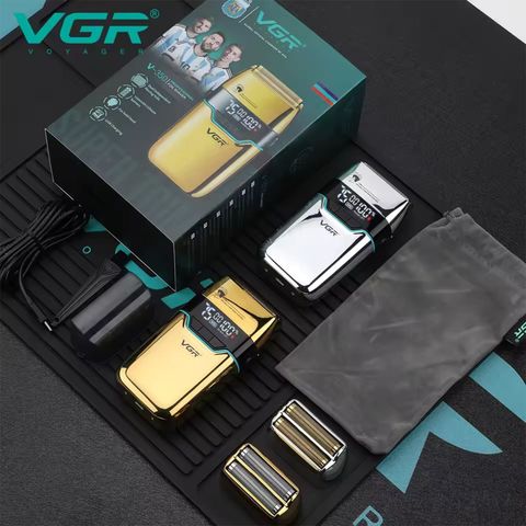 VGR V-350 Professional Foil Shaver with 7500RPMDC Motor Shaver For Men (Gold) - Image 6