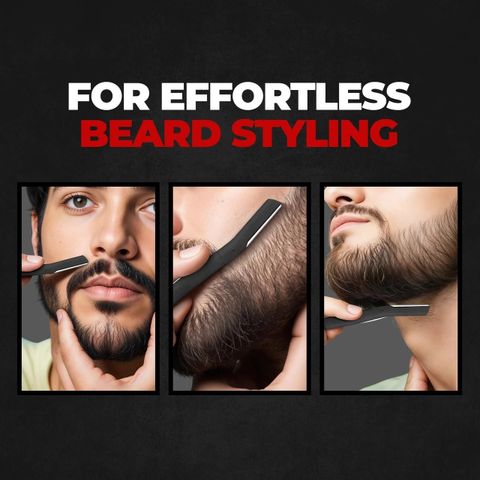 SKYLARQ Shaping Beard Face Razor | No Nicks & Cuts Sharp & Safe, Men (Pack of 2), Men (Pack of 2) - Image 7