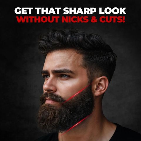 SKYLARQ Shaping Beard Face Razor | No Nicks & Cuts Sharp & Safe, Men (Pack of 2), Men (Pack of 2) - Image 6