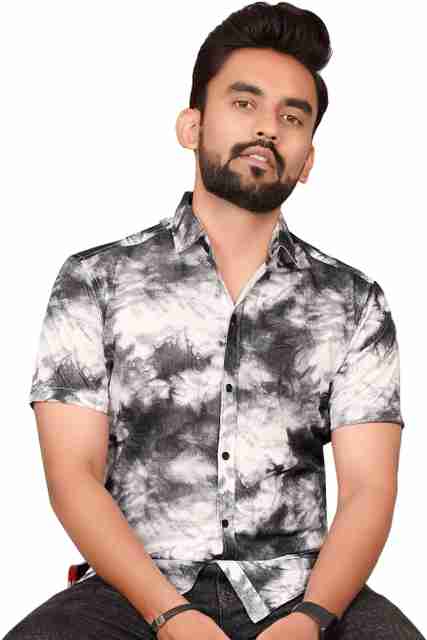 Tyzlo Men Regular Fit Printed Spread Collar Casual Shirt - Image 5