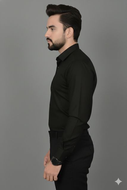 CrisPet Men Regular Fit Solid Spread Collar Casual Shirt - Image 8