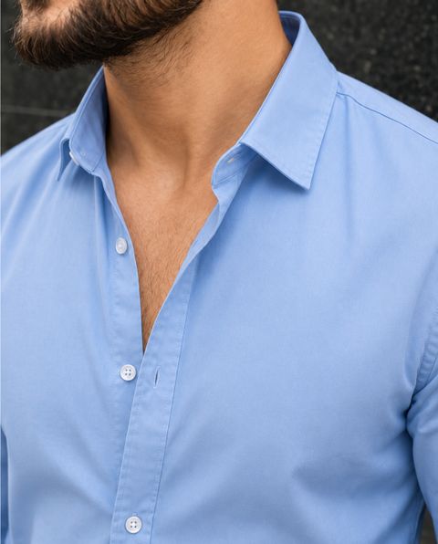Vayu Men Regular Fit Solid Spread Collar Casual Shirt - Image 6