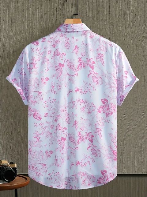 fitoda fashion Men Regular Fit Printed Spread Collar Casual Shirt - Image 8